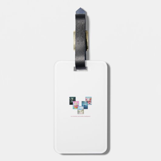 Tag für das Sonnensystem Gepäckanhänger (Rückseite vertikal)