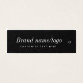 Tag für das Unternehmensetikett (Vorderseite)