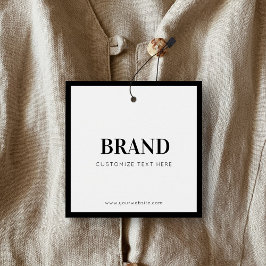 Tag für das Unternehmensetikett