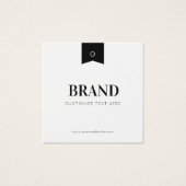 Tag für das Unternehmensetikett (Vorderseite)