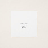 Tag für das Unternehmensetikett (Rückseite)