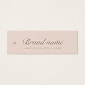 Tag für das Unternehmensetikett (Vorderseite)