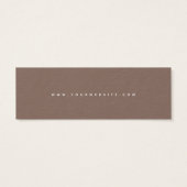 Tag für das Unternehmensetikett (Rückseite)