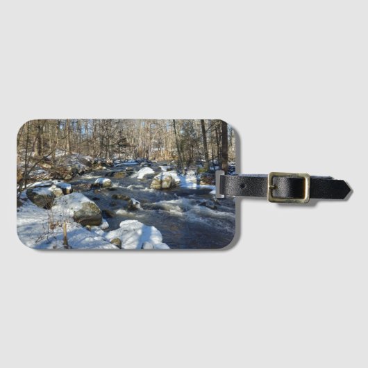 Tag für das Winterwasser Gepäckanhänger (Vorderseite (Horizontal))