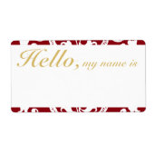 Tag für den benutzerdefinierten Blüh (Vorne)