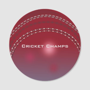 Tag für den Cricket-Ball Namensschild