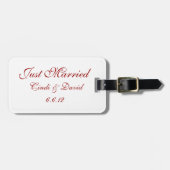 Tag für die benutzerdefinierte Gepäckausführung Gepäckanhänger (Vorderseite horizontal)