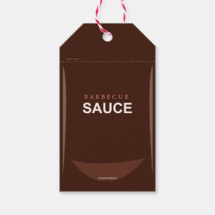 Tag für ein individuelles Barbecue Sauce-Paket Geschenkanhänger