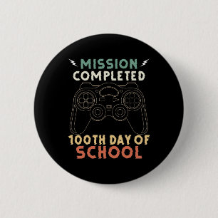 Tag für Gamer 100 Tage Schulspass Gamer studiert Button