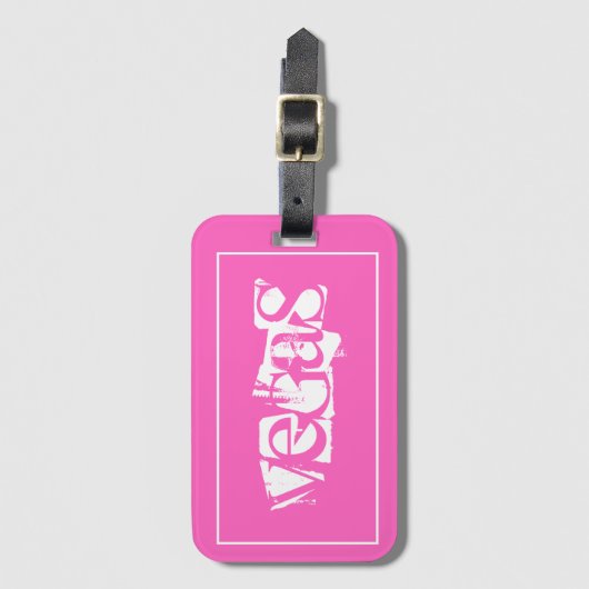 Tag für Gepäckstücke Vegas Gepäckstück Gepäckanhänger (Vorderseite Vertikal)