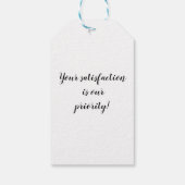 Tag für kundenspezifische Geschenke Geschenkanhänger (Rückseite)