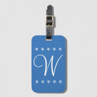 Tag für Mit Monogramm Reisen im 5-Sterne-Stil Gepäckanhänger