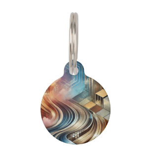 Tag für moderne Art Pet Haustiermarke