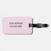 Tag für moderne Vielfalt an Universitäten, Custom Gepäckanhänger (Rückseite horizontal)