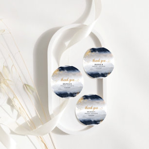 Tag für Navy und Gold Brautparty Geschenkanhänger