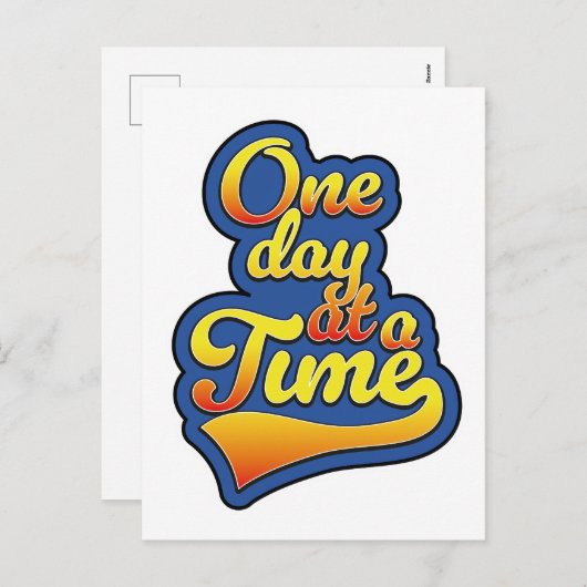 Tag für Tag Feiertagspostkarte (Vorne/Hinten)