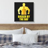 Tag für Tag größer Leinwanddruck (Insitu (Schlafzimmer))