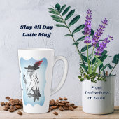 Tag für Tag Latte Tasse