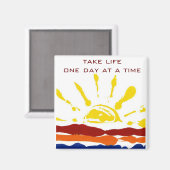 Tag für Tag Magnet (Vorderseite/Rückseite)