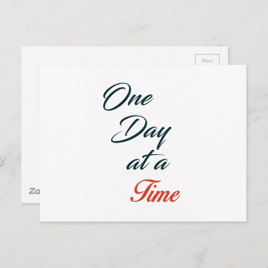 Tag für Tag Postkarte (Vorne/Hinten)