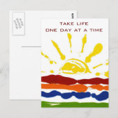 Tag für Tag Postkarte (Vorne/Hinten)