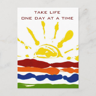 Tag für Tag Postkarte