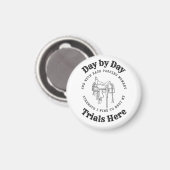 Tag für Tag Sattel Design Magnet (Vorderseite/Rückseite)