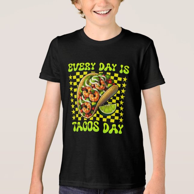 Tag für Tag Tri-Blend Shirt (Vorderseite)