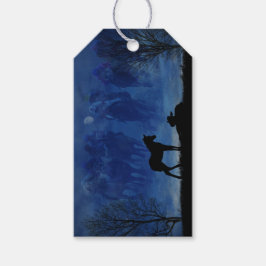 Tag für zwei durchgekrönte Racehorse Foals Geschenkanhänger