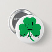 Tag Gefühl Glücklich-St. Patrick Button (Vorne & Hinten)