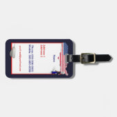 Tag Gepäckanhänger (Vorderseite horizontal)