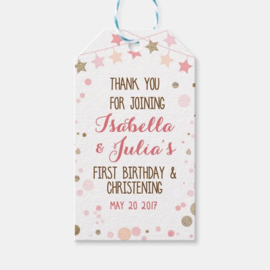 Tag Geschenkanhänger (Vorderseite)