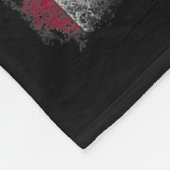 Tag Glück 4. Juli Design Vintage Flagge Fleecedecke (Ecke)