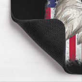 Tag Glück 4. Juli Design Vintage Flagge Mousepad (Ecke)