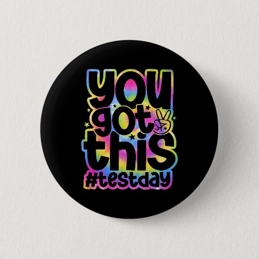 Tag Got du diesen Sternentest Motivierend Teache Button (Vorderseite)