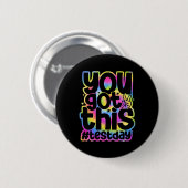 Tag Got du diesen Sternentest Motivierend Teache Button (Vorne & Hinten)