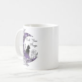 Tag Grafischer Mystischer Himmelsmond Kaffeetasse (Vorderseite Links)