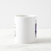 Tag Grafischer Mystischer Himmelsmond Kaffeetasse (Mittel)