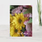 Tag-Hübscher Blumenkohl Dankeskarte (Vorderseite)