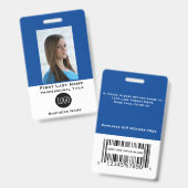 Tag-ID-Abzeichen Tag-Abzeichen Ausweis (Vorder- & Rückseite)