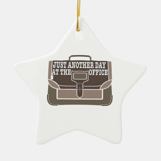 Tag im Büro Keramikornament (Vorne)