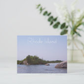 Tag im Ozean Postkarte (Stehend Vorderseite)