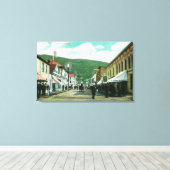 Tag in der 3. Street View Leinwanddruck (Insitu (Holzboden))