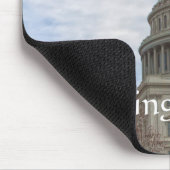 Tag in der Hauptstadt bewölkt Mousepad (Ecke)