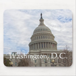 Tag in der Hauptstadt bewölkt Mousepad