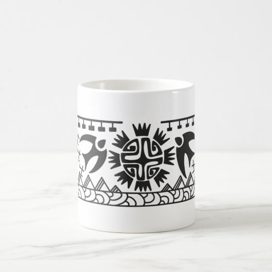 Tag Inspiration Polynesische Tätowierungs-Tasse Kaffeetasse (Mittel)