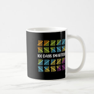 Tag intelligenter Schulfeier 100 Schultage Kaffeetasse
