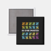 Tag intelligenter Schulfeier 100 Schultage Magnet (Vorderseite/Rückseite)