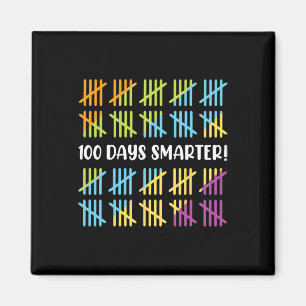 Tag intelligenter Schulfeier 100 Schultage Magnet