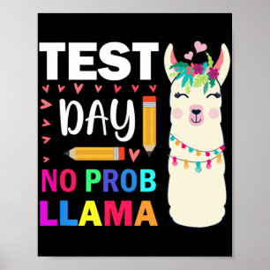 Tag: Kein Prob-Lama Llama Lehrer Testtag 9 Poster